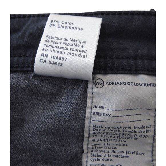 AG ADRIANO GOLDSCHMIED The Graduate Jeans 38 x 34 Navy - Picture 11 of 11